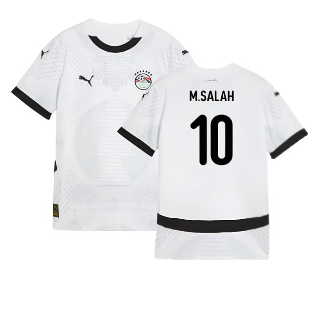 2024-2025 Egypt Away Shirt (Kids) (M.Salah 10)-SoccerKits Hub | Buy Soccer Jerseys Online